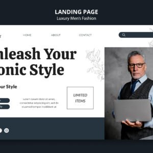 Portfolio / Personal Website UI (up to 5 pages)